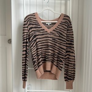 Joie size XS animal stripe sweater